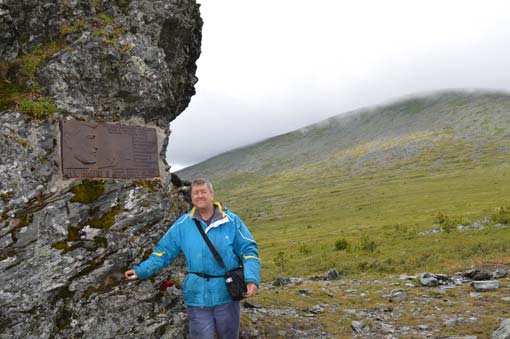Keith McCloskey at the Dyatlov Pass Incident August 2015